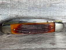 Camillus 23 Equal End Jack (Short Line Model) with Amber Winterbottom Bone Handles