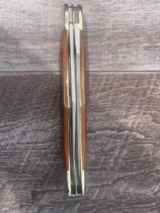 Schrade 25OT with Amber Sawcut Bone Handles