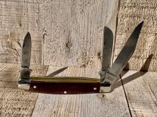 Schrade 34OT Middleman Jack with Smooth Dark Brown Bone Handles