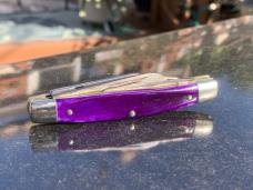 Schrade 34OT Middleman Jack with Smooth Purple Bone Handles