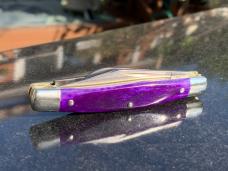 Schrade 34OT Middleman Jack with Smooth Purple Bone Handles