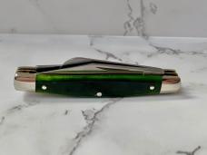Schrade 34OT Middleman Jack with Smooth Hunter Green Bone Handles