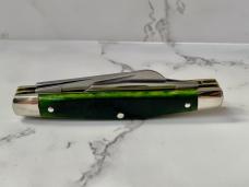 Schrade 34OT Middleman Jack with Smooth Hunter Green Bone Handles