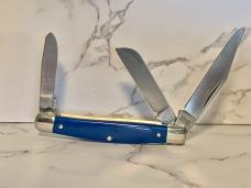 Schrade 34OT Middleman Jack with Smooth Pacific Blue Bone Handles