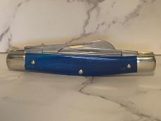 Schrade 34OT Middleman Jack with Smooth Pacific Blue Bone Handles