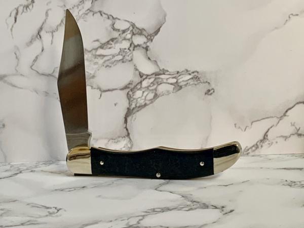 Schrade 125OT with Canyon Blue Richlite Handles and a New Blade