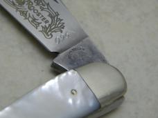 Fightn Rooster Germany Pearl "The Captain's Rooster" Cotton Sampler Whittler Knife 