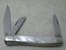 Fightn Rooster Germany Pearl "The Captain's Rooster" Large Stockman Knife 