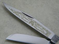 Fightn Rooster Germany Pearl "The Captain's Rooster" Large Stockman Knife 