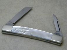 Fightn Rooster Germany Pearl "The Captain's Rooster" Half Congress Knife 