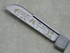 Fightn Rooster Germany Pearl "The Captain's Rooster" Half Congress Knife 