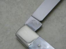 Fightn Rooster Germany Pearl "The Captain's Rooster" Half Congress Knife 