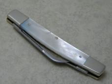 Fightn Rooster Germany Pearl "The Captain's Rooster" Half Congress Knife 