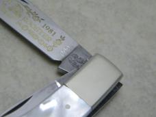 Fightn Rooster Germany Pearl Gunstock Jack Knife 1981 International 1 of 600