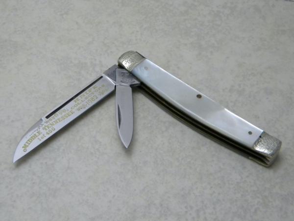 Fightn Rooster Germany Pearl Irish Congress Jack Knife 1982 Middle TN Knife Collectors "PROTOTYPE"
