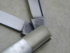 Fightn Rooster Solingen Germany Frank Buster Celebrated Cutlery Pearl Tiny Jack Knife