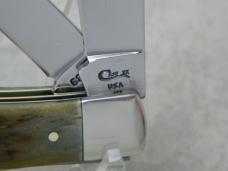 Case XX USA 3 Dot 1997 Green Bone 6254 Trapper Knife