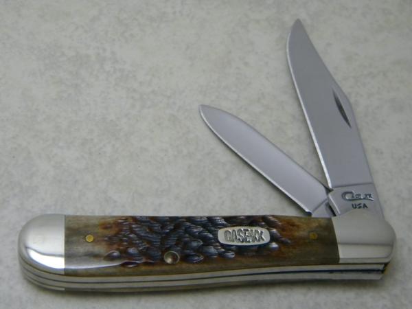 Case XX USA 2 Dot 1998 Pretty Bone 6249 Copperhead Knife