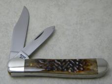 Case XX USA 2 Dot 1998 Pretty Bone 6249 Copperhead Knife