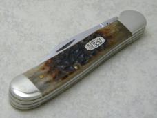 Case XX USA 2 Dot 1998 Pretty Bone 6249 Copperhead Knife