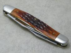 Case XX USA 2 Dot 1998 Pretty Bone Muskrat Knife