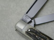 Hen and Rooster Bertram Cutlery Solingen Germany Stag 124-DS Congress Knife