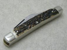 Hen and Rooster Bertram Cutlery Solingen Germany Stag 124-DS Congress Knife