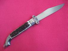 Vintage RARE MODEL Italian Shell Puller Switchblade Knife