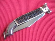 Vintage RARE MODEL Italian Shell Puller Switchblade Knife