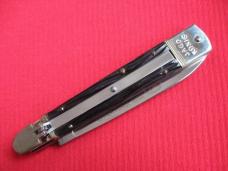 Vintage German WEIDMANNSHEIL Worm Grove Bone Leverlock Switchblade Knife