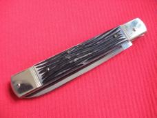 Vintage German WEIDMANNSHEIL Worm Grove Bone Leverlock Switchblade Knife