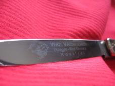 Vintage German WEIDMANNSHEIL Worm Grove Bone Leverlock Switchblade Knife
