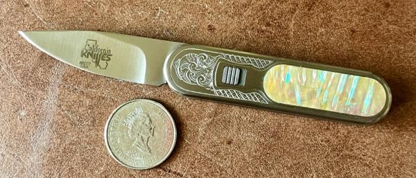 Beautiful Small Custom Or Prototype Switchblade Knife, 90’s California Knives, Unused Beautiful Small Custom Or Prototype Switchblade Knife, 90’s California Knives, Unused