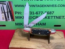 KISSING CRANE GERMANY ROBI KLAAS 1978 SMALL COPPERHEAD 3029 BONE HANDLES