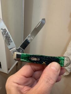 VERY RARE Left-Handed “Southpaw” 2004 Case XX Trapper w/Script shield. Only 150 made. See pic info.