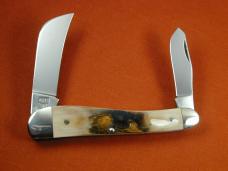 Titusville Cutlery Mammoth Ivory Bark Rooster Comb Farmer Knife Super Rare 1 of 70 COA USA Made 2024
