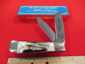 Parker & Son Chattanooga TN. Stag Large Trapper Model # K410