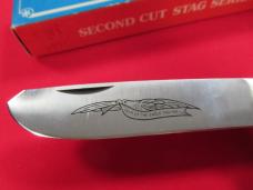 Parker & Son Chattanooga TN. Stag Large Trapper Model # K410