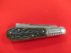 Bulldog Brand 1986 Green Bone Barlow Razor ,Tobacoo