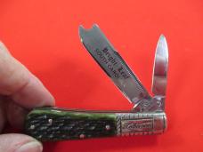 Bulldog Brand 1986 Green Bone Barlow Razor ,Tobacoo