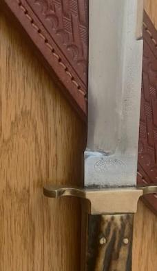 1800's HERCULES STAG HANDLE BOWIE (SUPER KNIFE, GREAT PRICE)