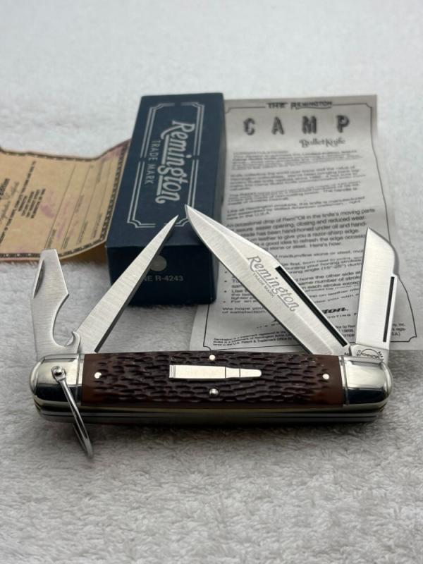 Vintage Remington1994 Limited Edition Camp Bullet Knife #R4243 New In Box Vintage Remington1994 Limited Edition Camp Bullet Knife #R4243 New In Box