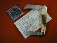Titusville Cutlery Mammoth Ivory Bark Rooster Comb Farmer Knife Super Rare 1 of 70 COA USA Made 2024