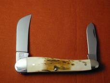 Titusville Cutlery Mammoth Ivory Bark Rooster Comb Farmer Knife Super Rare 1 of 70 COA USA Made 2024