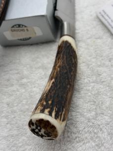 Boker Gaucho 6 Stag Handle Hunting Sheath Knife Made In Argentina