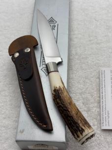 Boker Gaucho 6 Stag Handle Hunting Sheath Knife Made In Argentina