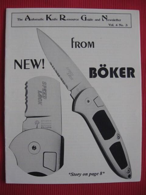  The Automatic Knife Resource Guide And Newsletter - Vol.4 No.3