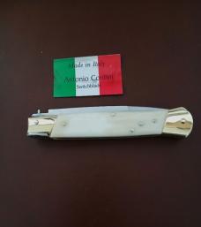 11"CAMEL BONE ITALIAN SWITCH BLADE BY ANTONIO CONTINI