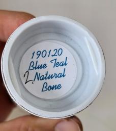 190120 GEC Blue Teal Natural Bone Knife , Northfield UN-X-LD