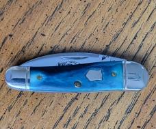 190120 GEC Blue Teal Natural Bone Knife , Northfield UN-X-LD